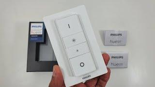PHILIPS HUE DIMMER SWITCH Unboxing and Setup for Beginners