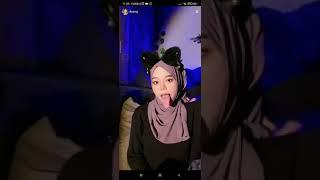 Lidah Cewe hijab ini Panjang banget dah air liur nya becek banget