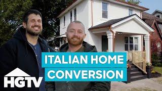 Keith & Evan Transform This Crumbling Home Into An Italian Home | Bargain Block