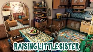 Raising Little Sister || The Sims 4 Apartment Renovation: Speed Build