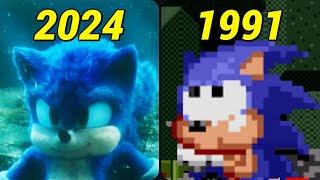 The evolution of SONIC drowning in REVERSE (1991-2024)