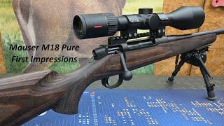 Mauser M18 Pure has arrived, here are a few first impressions, what do you think?