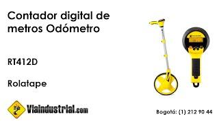 Contador digital de metros Odómetro RT412D de Rolatape