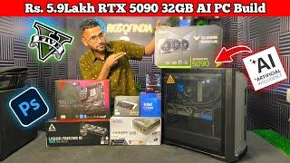 Rs 5.9 Lakhs AI PC Build | Asus Tuf Gaming RTX 5090 32GB AI PC Build in Nehru Place |