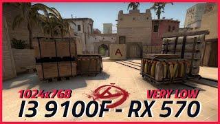 CS GO : I3 9100F - RX 570 4GB | MIRAGE 1024x768 VERY LOW