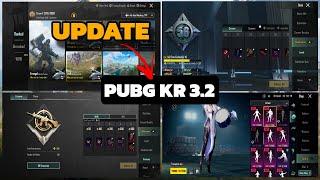 HOW TO UPDATE PUBG KR 3.2 || WHAT’S NEW IN 3.2 UPDATE ALL FEATURES & FREE REWARDS