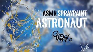 Abstract Astronaut | ASMR Spraypaint