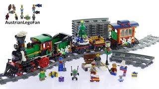 Lego Creator 10254 Winter Holiday Train - Lego Speed Build Review