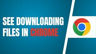 How To See Downloading Files In Chrome