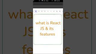 Top Features of ReactJS You Can't Ignore  #reactjsinterview #reactjs #shorts