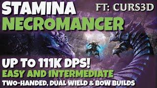 Stamina Necromancer PvE Guide - Builds from 98k DPS to 111k DPS | EZ Rotations | Markarth DLC | ESO