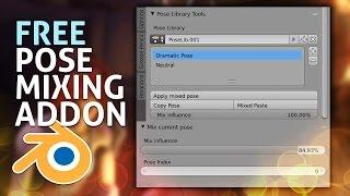 Free Blender Mix Poses – Addon demo
