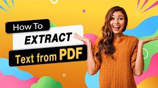 How to Extract Text From PDF for Free