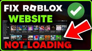 How to fix Roblox Website Not Loading 2024 | Roblox Website not Working (Tutorial Latest)