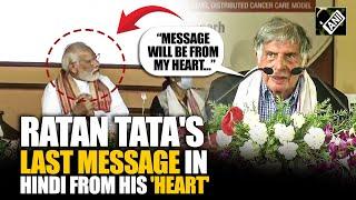 Ratan Tata’s last viral speech in Hindi from his ‘heart’ as business tycoon passes away at 86