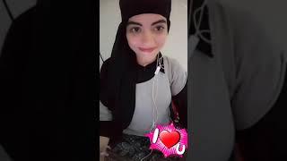 Imo live no bra half hijab Part 2|| Imo Live videocall from Saudi Arabia || Live video without bra||