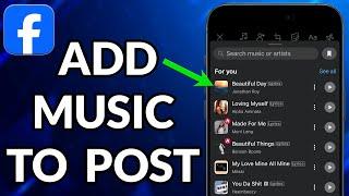 How To Add Music To Facebook Post
