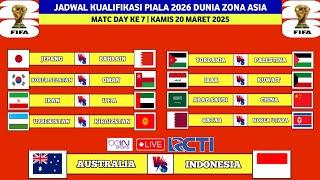 Jadwal Kualifikasi Piala Dunia 2026 - Indonesia vs Australia - Jadwal Timnas Indonesia Live RCTI