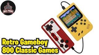 Gameboy Clone 800 NES Famicom Games Full Review Test & connection to TV