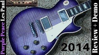 2014 Gibson Les Paul Peace Placid Purple Flame Top | Review + Demo