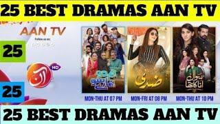 AAN TV kay 25 Best Blockbuster Dramas list |MEGA HIT DRAMAS