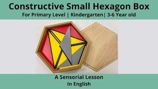 Understanding Geometric Objects with Small Hexagon Box - A Sensorial Lesson | Primary Level