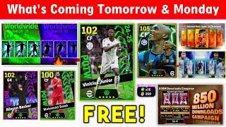 What Is Coming On Tomorrow & Next Monday In eFootball 2025 Mobile | Upcoming Potw & Campaign