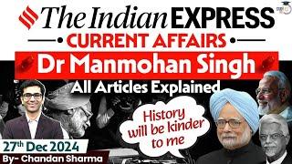 Indian Express Analysis | 27th December 2024 | The Indian Express Newspaper Analysis