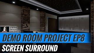 Seymour 120" Acoustical Projection Screen  Home Theater Build - EP #8