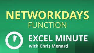 Excel NETWORKDAYS Function | Find working days | Excel One Minute Quick Reference