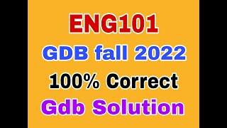 eng101 gdb 2022|eng101 gdb solution 2022|eng101 gdb 1 solution 2022|eng101 gdb 2022#eng101gdb#fall