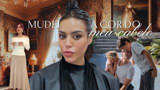 Vlog | Nova cor de cabelo, marido voltou, uma “sala de rainha” em casa, compras e +