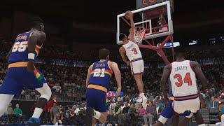 NBA CLASSIC 1991 DENVER NUGGETS vs NEW YORK KNICKS NBA 2K24 GAMEPLAY  PS5 UHD #nba