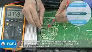 Error P0 y P4 Mini split Inverter Midea