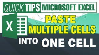 Excel Tutorials: HOW TO PASTE MULTIPLE CELLS INTO A ONE CELL