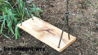 building a kids tree swing