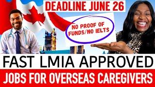 Relocate To Canada Without IELTS | Canada Work Permit For Overseas Caregiver-LMIA Approve in 20 days