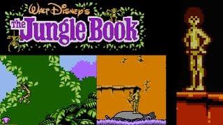 The Jungle Book (NES) video game version | full game completion session for Expert Skill Level 