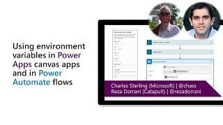 Using environment variables in Power Apps canvas apps and in Power Automate flows