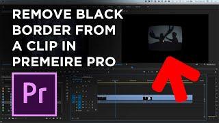 Remove Black Border from Edges of a Clip in Premiere Pro [SD Clips in HD Sequence]