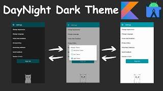 Dark Mode DayNight Theme - Android Tutorial