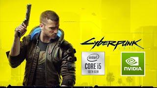 Cyberpunk 2077 Gameplay Test - Intel Core i5 - NVIDIA GeForce MX110