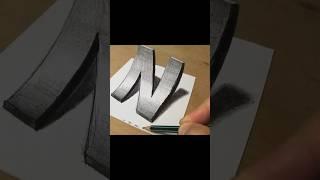 Drawing 3D Letter N