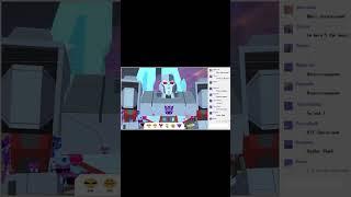 Megatron livestreams Starscream's death #transformers #shorts #transformerscyberverse #funny