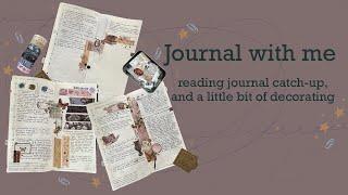 Journal with me | Reading journal catch-up in Hobonichi Weeks