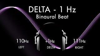 The Deep Delta Sleeping Pill - 1hr Pure Binaural Beat Session at ~(1Hz)~ Intervals