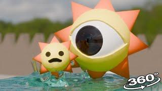 Water Play Safety! Learn with Mr Sun. 360°