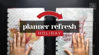 HOLIDAY PLANNER SETUP REFRESH 2024 :: DIY Discbound Classic Happy Planner