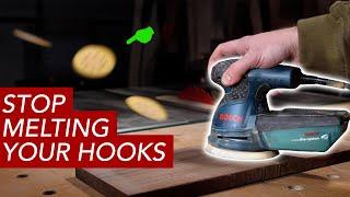 Stop Melting Your Hooks (why sanding discs fly off your sander)