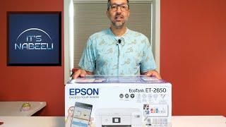 Unboxing and Setup of the EPSON EcoTank ET-2850 Printer